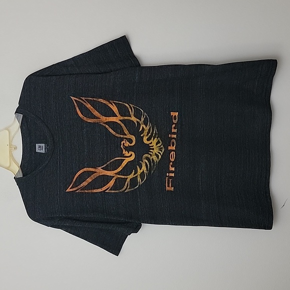 Firebird GM Black & Orange Graphic Short Sleeve T-shirt L - Picture 1 of 11